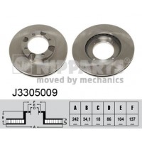J3305009 NIPPARTS Гальмівний диск