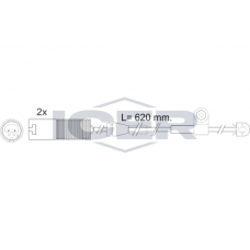 610396 E C ICER Сигналізатор зносу гальмівних колодок