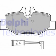 LP1939 DELPHI Комплект гальмівних колодок дисковий гальм