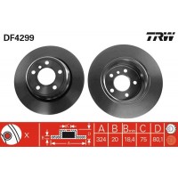 DF4299 TRW Гальмівний диск