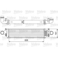 818624 VALEO Интеркулер