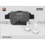 BP43043 FENOX Комплект гальмівних колодок дисковий гальм
