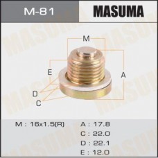 M-81 MASUMA Різьбова пробка, Масляний піддон