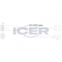 610612 E C ICER Сигналізатор зносу гальмівних колодок