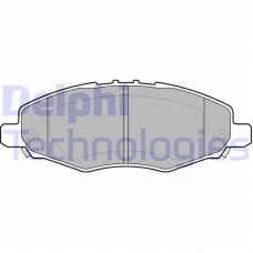 LP2059 DELPHI Комплект гальмівних колодок дисковий гальм