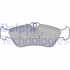 LP1596 DELPHI Комплект гальмівних колодок дисковий гальм