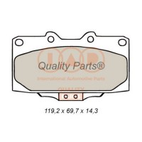 704-13078 IAP QUALITY PARTS Комплект гальмівних колодок дисковий гальм