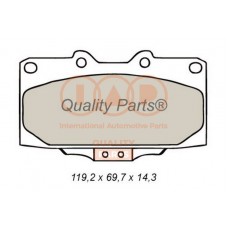704-13078 IAP QUALITY PARTS Комплект гальмівних колодок дисковий гальм