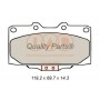 704-13078 IAP QUALITY PARTS Комплект гальмівних колодок дисковий гальм