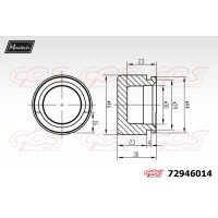 72946014 MAXTECH Поршень корпус скоби гальма