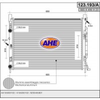 123.193/A AHE Радіатор охолодження двигуна