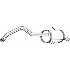 278-699 BOSAL Глушник вихлопних газів кінцевий
