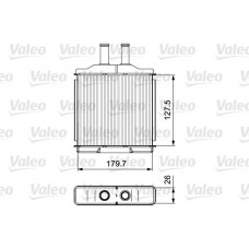 811541 VALEO Теплообмінник обігрів салону