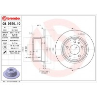 08.9556.10 BREMBO Гальмівний диск