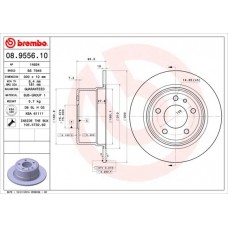 08.9556.10 BREMBO Гальмівний диск