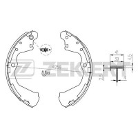 BK-4110 ZEKKERT Комплект гальмівних колодок