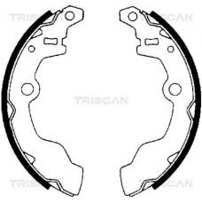 8100 69002 TRISCAN Комплект гальмівних колодок