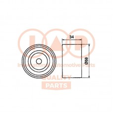 127-11056 IAP QUALITY PARTS Натяжний ролик ремінь ГРМ
