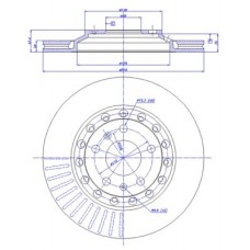 142.1044 CAR Гальмівний диск