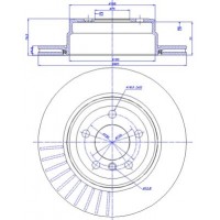 142.1465 CAR Гальмівний диск