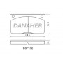 DBP132 DANAHER Комплект гальмівних колодок дисковий гальм