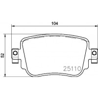 P 85 140 BREMBO КомплеК т гальмівних колодок, дискове гальмо