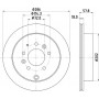 MDC2389 MINTEX Гальмівний диск