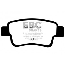 DP21599 EBC Brakes КомплеК т гальмівних колодок, дискове гальмо