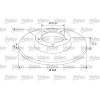 675409 VALEO Гальмівний диск