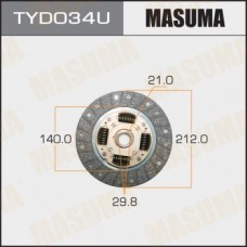 TYD034U MASUMA Диск зчеплення
