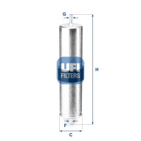 31.838.00 UFI Паливний фільтр