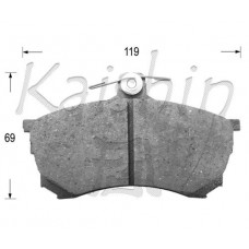 FK6102 KAISHIN Комплект гальмівних колодок дисковий гальм
