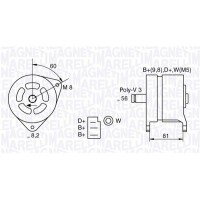 063324145010 MAGNETI MARELLI Генератор