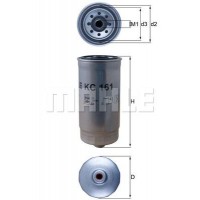 KC 161 MAHLE Паливний фільтр