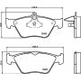 PA-0410AF JAPANPARTS Комплект гальмівних колодок дисковий гальм