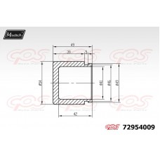 72954009 MAXTECH Поршень корпус скоби гальма