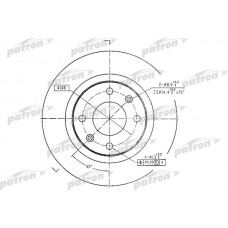 PBD1220 PATRON Гальмівний диск