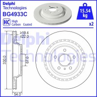 BG4933C DELPHI Гальмівний диск