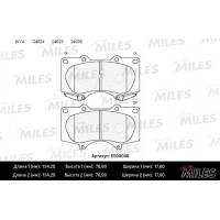 E500046 MILES КомплеК т гальмівних колодок, дискове гальмо