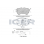 181862 ICER Комплект гальмівних колодок дисковий гальм