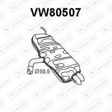 VW80507 VENEPORTE Глушник вихлопних газів кінцевий