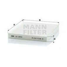 CU 2043 MANN-FILTER Фільтр повітря у внутрішньому просторі