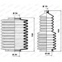 K150004 MOOG Комплект пильника рульове управління