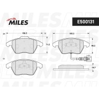 E500131 MILES КомплеК т гальмівних колодок, дискове гальмо