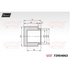 72954063 MAXTECH Поршень корпус скоби гальма