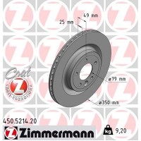 450.5214.20 ZIMMERMANN Гальмівний диск