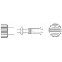 CRX 52 000P MAHLE Болт пробка радіатора