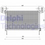 TSP0225007 DELPHI Конденсатор кондиціонера