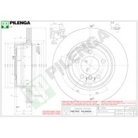 V726 PILENGA Гальмівний диск