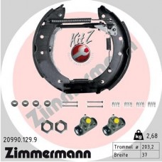 20990.129.9 ZIMMERMANN Комплект гальмівних колодок